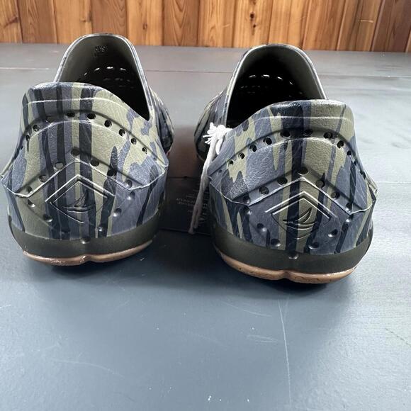 Sperry Water Strider Clog Mens 9 Olive Green Camo Water Sandal Quick Dry Day - Picture 5 of 9